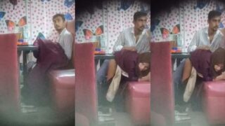 रेस्टोरेंट क अन्दर चुड़ गयी मुस्लिम कॉलेज गर्ल