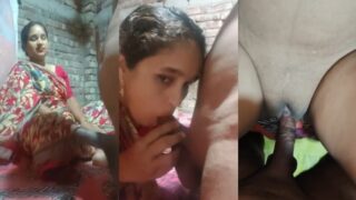 चिकनी चूत वाली ब्यूटीफुल विलेज भाभी का ब्लोजॉब और चुड़ै
