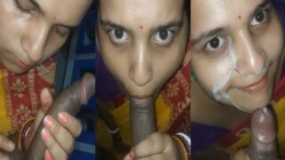 ब्यूटीफुल बंगाली बॉडी का ब्लोजॉब और छुम फेसिअल