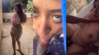 बिग गाँड हॉर्नी गर्ल का आउटडोर ब्लोजॉब और चुड़ै