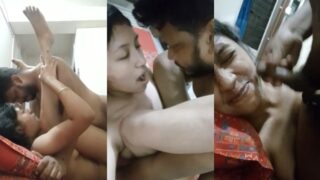 टाँगे उठा चुत छुडवाके लड़की नै फेस पे ली कमशॉट